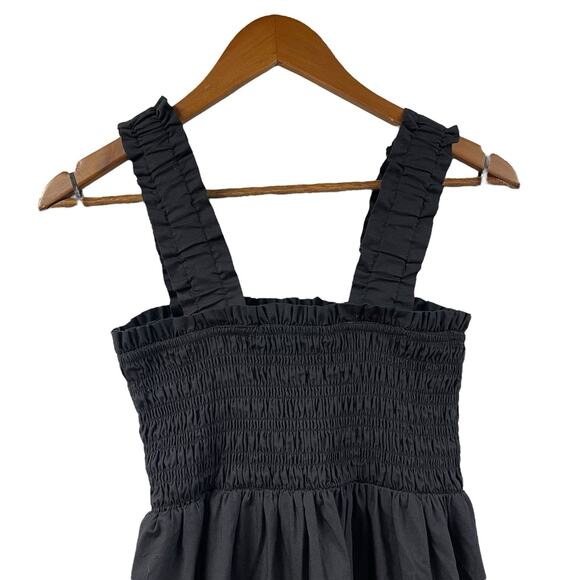 Abercrombie & Fitch Black Sundress Tiered Midi Medium Petite Tank - Picture 8 of 9